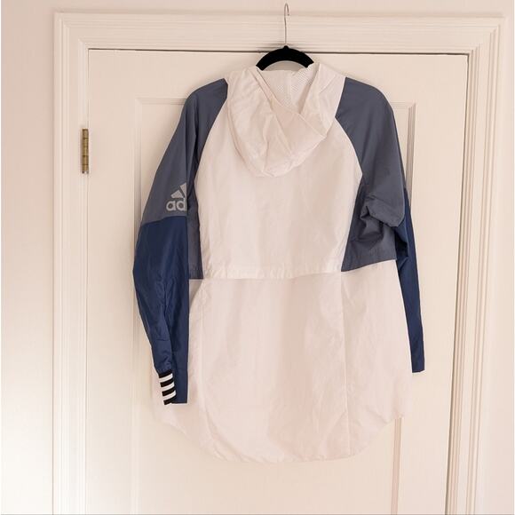 Adidas Sport ID Shell Lightweight Packable Windbreaker Hooded Jacket, Size M - Picture 2 of 8